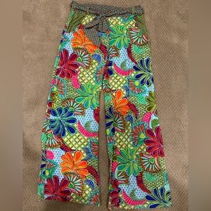Trina Turk floral palazzo pants